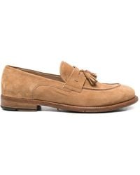 Eleventy - Tassel-Detail Suede Loafers - Lyst