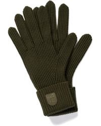 Parajumpers - Ribgebreide Handschoenen Met Logopatch - Lyst