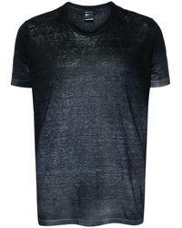 Avant Toi - Ombré-effect Linen T-shirt - Lyst