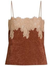 Alberta Ferretti - Lace Camisole - Lyst