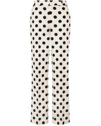 Moschino - ポルカドット ウールパンツ - Lyst