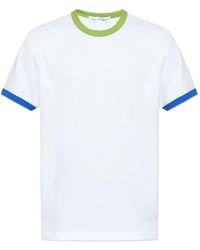Comme des Garçons - Contrasting-Trim T-Shirt - Lyst