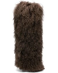 Paris Texas - 105Mm Furry Boots - Lyst