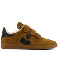 Isabel Marant - Beth Touch-Strap Suede Sneakers - Lyst