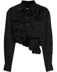 JNBY - Flower-detailing Cotton Shirt - Lyst