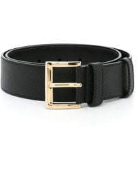 Prada - ロゴプレート レザーベルト - Lyst