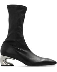 Jil Sander - Botines con tacón de 60 mm - Lyst