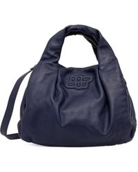 Munthe - Lix Logo-Patch Calf Leather Tote Bag - Lyst