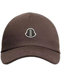 Rick Owens - X Moncler Logo-Patch Baseball Hat - Lyst