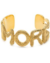 Aurelie Bidermann - Amaite-Plated Cuff Bracelet - Lyst