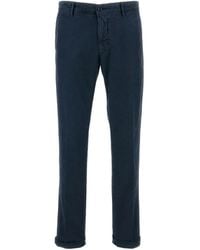Incotex - Pantalones de algodón con tobillos ajustados - Lyst