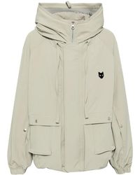 ZZERO BY SONGZIO - Panther 3D Structure Hooded Jacket - Lyst