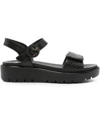 Ara - Sandalen Mit Schlangen-Effekt - Lyst