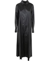 Maria Calderara - Robe-Chemise À Boutonnière - Lyst