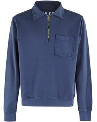 Fortela - Zip-Up Polo Sweatshirt - Lyst