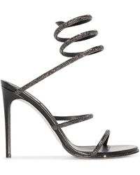 Rene Caovilla - Cloe Satin High-Heel Sandals - Lyst