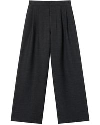 B+ AB - Pleated Wide-Leg Trousers - Lyst