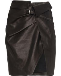 Isabel Marant Mini Wrap Skirt - Nero