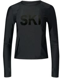 Perfect Moment - Rundhals-Top Im Layering-Look Mit Raglanärmeln - Lyst
