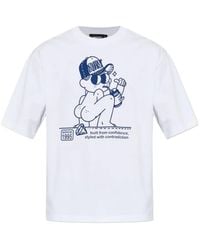 DSquared² - Graphic-Print Cotton T-Shirt - Lyst