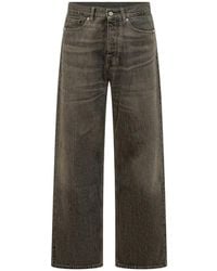 Drole de Monsieur - Vaqueros Rectos Con Efecto Lavado - Lyst