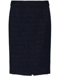Emporio Armani - Tweed Skirt - Lyst