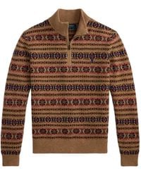 Polo Ralph Lauren - Pull Fair Isle À Col Zippé - Lyst