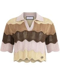 Philipp Plein - Knitted Polo T-Shirt Wave - Lyst