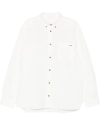 A.P.C. - Button-Down Pocket Shirt - Lyst