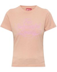 DIESEL - Logo-Print Short-Sleeve T-Shirt - Lyst