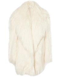 Frankie Shop - Manteau Liza En Fourrure Artificielle - Lyst