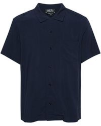 A.P.C. - Lloyd Short-sleeves Shirt - Lyst