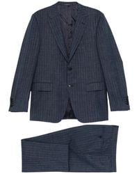 Canali - Striped Two-Piece Suit - Lyst