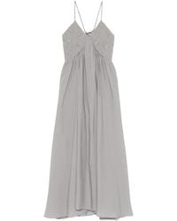 ELEH - V-Neck Maxi Dress - Lyst