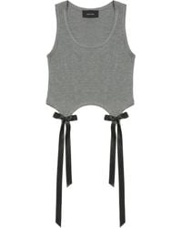 Simone Rocha - Bow-embellishment tank top - Lyst