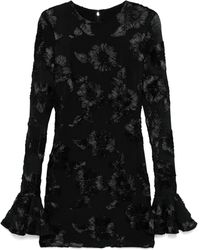 ROTATE BIRGER CHRISTENSEN - Floral Textured Dress - Lyst