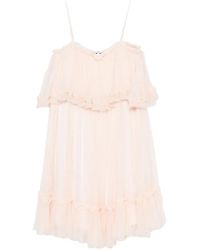 Chloé - Mini Dress With Thin Straps - Lyst