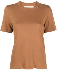 Raquel Allegra - Round-neck Cotton T-shirt - Lyst
