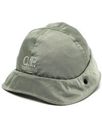 C.P. Company - Vissershoed Met Geborduurd Logo En Oorkleppen - Lyst