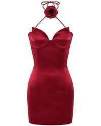 Philipp Plein - Robe Mi-Longue À Fleurs - Lyst