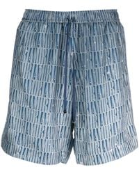 Amiri - Gradient Drawstring Shorts - Lyst