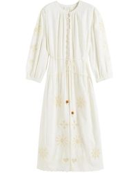 Chinti & Parker - Broderie Midi Dress - Lyst