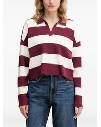 Benetton - Pull Rayé À Col Polo - Lyst