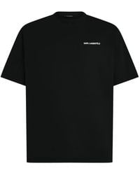 KARL LAGERFELD - Après Ski Club Logo T-Shirt - Lyst