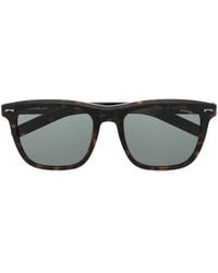Montblanc - Tortoiseshell Square-Frame Sunglasses - Lyst