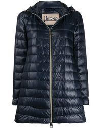 Herno Doudoune à capuche - Bleu