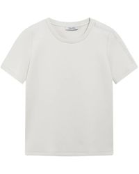 Max Mara - Logo-Embroidered Crew-Neck T-Shirt - Lyst