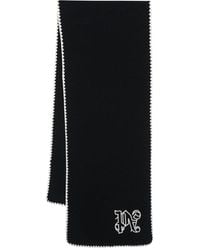 Palm Angels - Logo-embroidered Wool-blend Scarf - Lyst