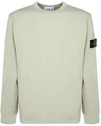 Stone Island - Sweat 6100017 En Coton Biologique À Col Rond - Lyst