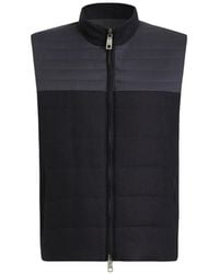 Dolce & Gabbana - Quilted Panel Vest - Lyst